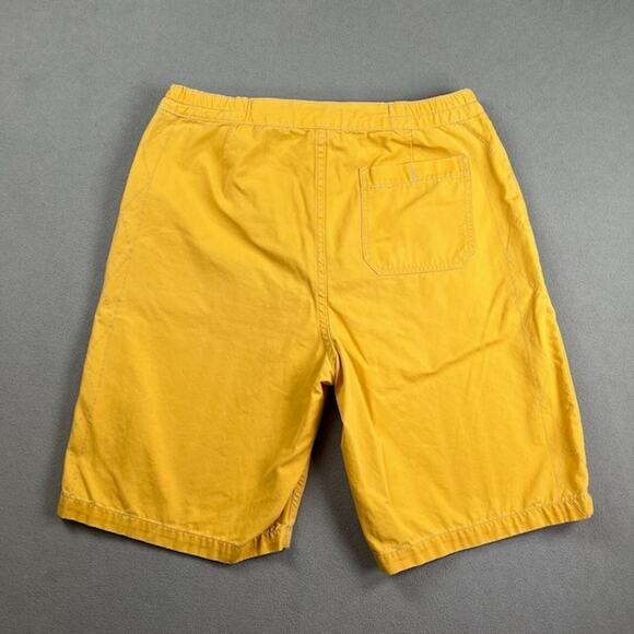 Vintage Polo Jeans Co. Shorts Mens Large Yellow RL-67 Button Fly Boating Baggy - Picture 2 of 13